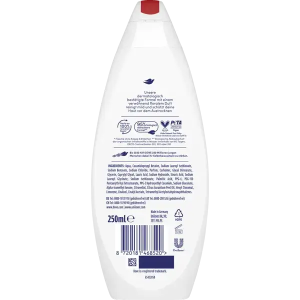 Dove Pflegedusche Samt-Weich